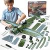Geangvn Metal Model Airplane Building Toys for Ages 8-13 14 and Up, 285pcs Plane Stem Toys for Boys Age 8-12, Assembly Jet Kits for Kids 8-10, Birthday for 9 10 11 Year Old Boys Adults view 1