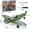 Geangvn Metal Model Airplane Building Toys for Ages 8-13 14 and Up, 285pcs Plane Stem Toys for Boys Age 8-12, Assembly Jet Kits for Kids 8-10, Birthday for 9 10 11 Year Old Boys Adults view 4