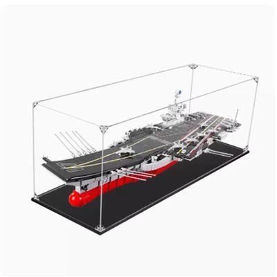 Acrylic Transparent Display Case for Aircraft Carriers Model Dustproof Transparent Display Case Showcase 39.3 * 11.8 * 13.7 inches (Display Case Only) (3mm)