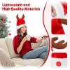 SdeNow Interactive Dancing Musical Santa Hats with Swinging Reindeer Antlers, Funny Electric Singing Christmas Hat for Party Decor Adults and Kids view 4