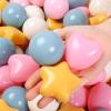 TRENDPLAY Ball Pit Balls Star and Heart Shapes for Toddlers - 200 Count Plastic Balls for Ball Pit Fun and Play (Yellow Blue Pink) view 4