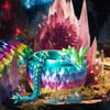 AUMEILLER 3D Printed Dragon,Dragon in an EggBeautiful Flexible Crystal Dragon Toy for Kids(Colorful) view 3