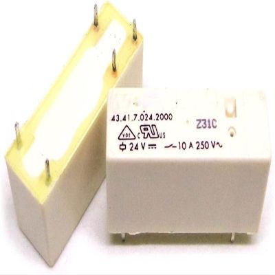 VUBBJCRS Relay 5PCS Relay 43.41.7.024.2000 24VDC 10A 5PIN