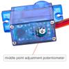 DIYmalls 2pcs FS90R Servo Continuous Rotation 360 with Wheel + 4pcs AA Battery Holder 6V view 3