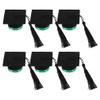 Alipis 6pcs Mini Graduation Hat Bottle Toppers Felt Wine Bottle Caps Tassels for Parties and Celebrations Creative Graduation Decor for Beer Wine view 1