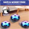 Officygnet 2 Pack Hover Soccer Ball Toys Gifts for 5, 6,7, 8-12 Year Old Boys, Indoor Boys Toys Age 6-8, Light-Up Soccer Ball Games for Kids 4-6, Ideal Christmas Birthday Sports Gifts for Kids view 4