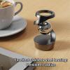 Gravity Defying Kinetic Desk Toy, Levitating Desk Toy, Spinning Desk Toy, Kinetic Spinning Desk Toys, Optical Illusions Toys, Desktop Gyroscope (Silver+Golden) view 4