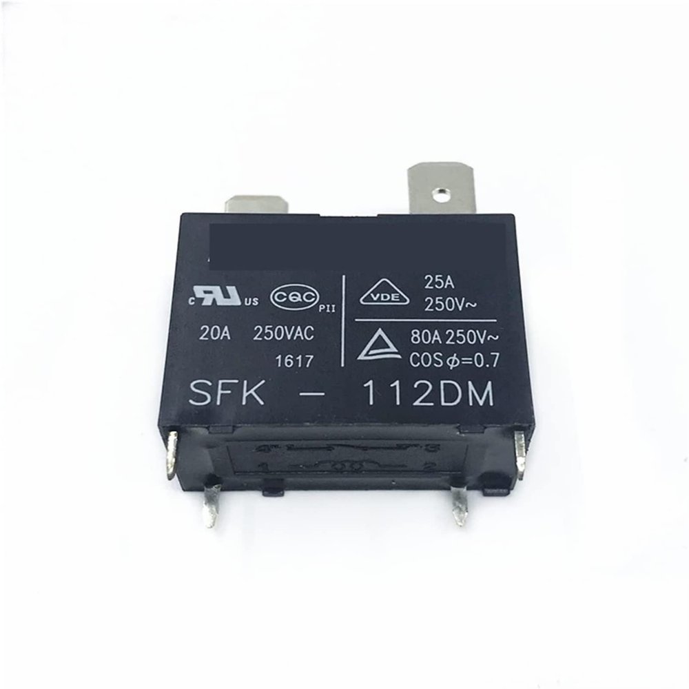 VUBBJCRS Relay 5Pcs-50Pcs Relay SFK-112DM Air Conditioner Relay Power Relay 112DM 12VDC 25A 250VAC 4pins(Size:20Pcs SFK-112DM 25A)