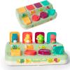 Cause & Effect Pop Up Dinosaur Montessori Sensory Toy for Toddlers 1-3, Early Learning Toys for 6-12 Months, Boy & Girl Birthday Gifts view 1