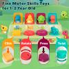 Cause & Effect Pop Up Dinosaur Montessori Sensory Toy for Toddlers 1-3, Early Learning Toys for 6-12 Months, Boy & Girl Birthday Gifts view 2