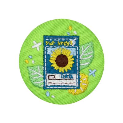 Old Lista OR467104 Embroidered Can Badge Showa Note