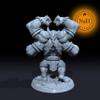 ToysCentral Basics Gorthal, The Unchained | Ogre General | Giant King Miniature for Tabletop Games Like D&D and War Gaming| Dungeons and Dragons Mini | RN estudio Stone Base, Gray view 3