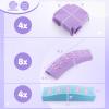 HONEY JOY Balance Beam, 20 PCS Toddler Stepping Stones Boards, Montessori Gymnastics Beam for Kids Development, Coordination Motor Skills, Indoor Plastic Obstacle Courses Sensory Toys (Macaron) view 3