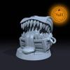 Whispering Chest, Lure of The Curious | Chest Mimic Miniature for Tabletop Games Like D&D and War Gaming| Dungeons and Dragons Mini | RN estudio Arid Base view 2