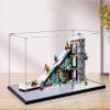 HAIWENFEIQI Acrylic Display Case for Lego60366 City Series Climbing Ski Resort Box Compatible LegoModel Gift Storage Display (Model not Included) (3mm + Mirror) view 2