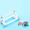 RC Boat CNC Machined Aluminum Alloy Servo Holder Servo Mount for RC Airplane Boat Car Servo view 2