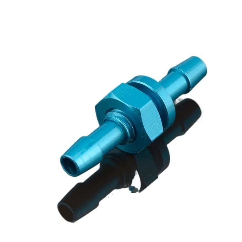 DingMotuo RC Boat Nipples L32mm / L20.8mm M6 Thread Rc Boat Fuel Nozzles for 3X5/4X7mm Tubes(Size:Blue L32mm)