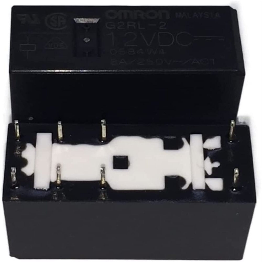 VUBBJCRS Relay 10pcs/lot G2RL-2-12VDC G2RL-2-DC12V G2RL-2-12V G2RL-2 12VDC 8A 8Pin
