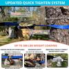 HOKINETY Zip Line Kit for Kids Adults : 200FT Up to 380Lbs - Quick Tighten Zipline for Backyard Outdoor with 100% Rust Proof Removable Trolley Seat Spring Brake view 4