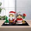 Acrylic Display Case for LegoMrs. Squarehead Santa Claus 40274 Box Compatible LegoModel Gift Storage Display (Model not Included) (2mm) view 2