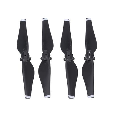 Sunicon 2Colors2Pairs Mavic Air Props Blade,CW CCW Quick Release Propellers Quadcopter Blade for Mavic Air Drone (White Edge)