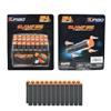 Fast Pioneer Soft Bullets 24 Pack, Slamfire Max Foam, Compatible with Toy Gun Blasters, Soft Eva Bullet Heads, Black view 1