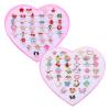 PASEMM 36pcs Little Girl Jewel Rings&36pcs Little Girl Unicorn Jewel Rings view 1