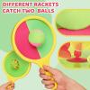BSROBOTIC Toss and Catch Game Ball Set - 2024 Upgrade Handheld Sticky & Suction Rackets Ball and Catch Game with 2 Sticky & Suction Ball, Enjoy Summer Yard Lawn Sand Beach Toys for Kids Age 3-5 4-8 view 3