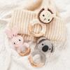 Custom Baby Rattle, Wooden Baby Rattle, Montessori Toy, Crochet Animal Rattle, Baby Rattle, Birthday Gift, Baby Gift, Baby Shower Toy view 4
