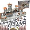 Gonsausola 500+ Pcs Military Base Building Brick Sets Include Defence Base Guard Tower for Army Mini Figures, Weapon Pack Accessories Kits Toys, Guns Weapons Building Block Toy for Kids view 1