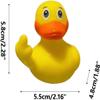 2Pcs Yellow Rubber Ducks, 2.28"" Finger Trump Rubber Duck, Cute Small Ducks Funny Ducky Car Accessories for Car Dashboard Decorations Preschool Bath view 2