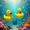 2Pcs Yellow Rubber Ducks, 2.28"" Finger Trump Rubber Duck, Cute Small Ducks Funny Ducky Car Accessories for Car Dashboard Decorations Preschool Bath view 4