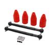 FLMLF 9mm Drive Shaft Dog Bone with Dustproof Cap Set for 1/5 Rc Car Gas HPI ROFUN BAHA ROVAN KM Baja 5B 5T 5SC Truck Parts (Red) view 1