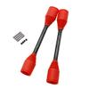 FLMLF 9mm Drive Shaft Dog Bone with Dustproof Cap Set for 1/5 Rc Car Gas HPI ROFUN BAHA ROVAN KM Baja 5B 5T 5SC Truck Parts (Red) view 3