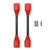FLMLF 9mm Drive Shaft Dog Bone with Dustproof Cap Set for 1/5 Rc Car Gas HPI ROFUN BAHA ROVAN KM Baja 5B 5T 5SC Truck Parts (Red) view 4