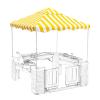 Outdoor Kids Playhouse Replacement Canopy,Replacement Top Cover Suitable for Step2 Playhouse and Playhouse of The Same Size as Other Brands Kids' Playhouse (Yellow 56" W x 56" D x17 H) view 2