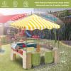 Outdoor Kids Playhouse Replacement Canopy,Replacement Top Cover Suitable for Step2 Playhouse and Playhouse of The Same Size as Other Brands Kids' Playhouse (Yellow 56" W x 56" D x17 H) view 4