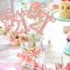 12 PCS Cheers to 21 Centerpiece Sticks Double Sided Glitter Happy 21st Birthday Centerpieces Number 21 Flower Centerpiece for 21st Birthday Party Decorations Table Centerpieces Supplies Rose Gold view 4
