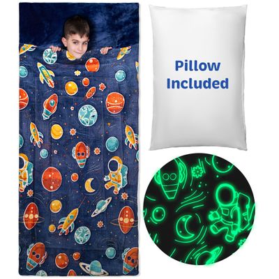 Bollepo Space Sleeping Bag Extra Soft Sleeping Bag for Kid