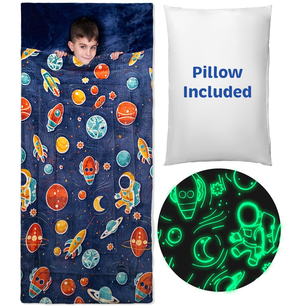 Bollepo Space Sleeping Bag Extra Soft Sleeping Bag for Kid