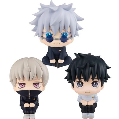 3pcs Anime Inumaki Toge Okkotsu Yuta Look Up Figure 3.93inch Cute Collectibles Action Figure Model Statue Home Car Decoration