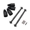 FLMLF 9mm Drive Shaft Dog Bone with Dustproof Cap Set for 1/5 Rc Car Gas HPI ROFUN BAHA ROVAN KM Baja 5B 5T 5SC Truck Parts (Black) view 2