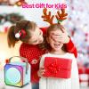 Mini Karaoke Machine, Portable Karaoke Machine with 2 Wireless Microphones, Gifts for Kids, Adults, Girls Boys Birthday Easter Toys, Age 3-12+ Year Olds, Bluetooth Speaker, 1 Bag, for Party (Blue) view 2