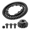 54T Spur Gear 1 Mod18T Motor Pinion Gear Fit for Traxxas 1/5 X-Maxx 1/7 XO-1 1/10 Maxx/E-Revo 2.0 VXL Replace #6449, Hardened Steel view 1