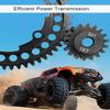 54T Spur Gear 1 Mod18T Motor Pinion Gear Fit for Traxxas 1/5 X-Maxx 1/7 XO-1 1/10 Maxx/E-Revo 2.0 VXL Replace #6449, Hardened Steel view 4