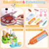 Crelloci Dentist Kit Pretend Play Set, 31PCS Teeth Dental Tools Medical Accessories, Pet Doctor Role Play Toys Playset, Educational Gift for Kids Toddlers Girls Ages 3+ view 3