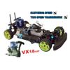 BINGXMF Nitro RC Cars 1/10 Two Speed Nitro Gas Power Car for Adults - Fast Drift 4WD 80KM/H Metal Chassis Gas Off Road Short Course Truck (Black) view 3