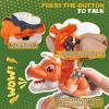 Rechargeable Dinosaur Toy Walkie Talkies for Kids for Outdoor Camping Games & Birthday Xmas Toys Gifts for 3+ Years Old Boys Girls Kids (2) view 3