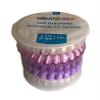 Creatology Coil Bracelets 5-Individual Bracelets (2.2 in) 55 mm. Purple and White Colors view 1