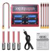 AmpGO 100Wx4/10Ax4 RC LiPo Charger Discharger 4CH Intelligent LiPo Balance Charger for LiPo LiIon LiHV Life NiMH NiCd Pb BatteriesRC CHARGER (CQ3) view 2